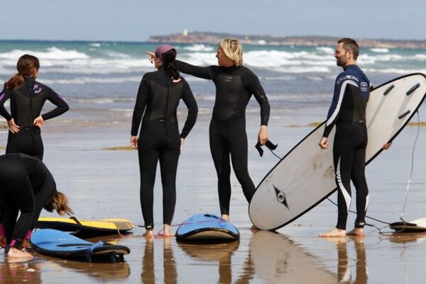 Surf courses for all levels at the A-Frame Surfcamp in Spain