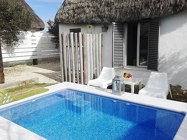 Beautiful El Palmar accommodation with private garden and pool