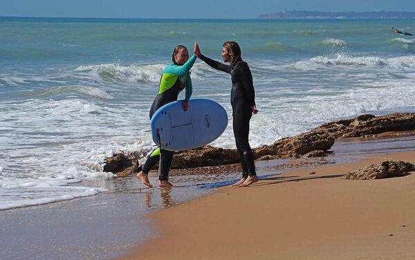 Fun surf lessons in Spain in Andalusia