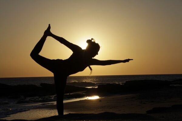 Yoga El Palmar at sunset