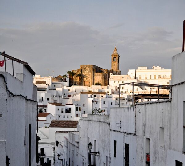 The famous castle of Vejer near the a frame surfcamp andalusia