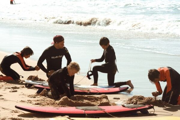 Surf courses for all levels at the A-Frame Surfcamp in Spain